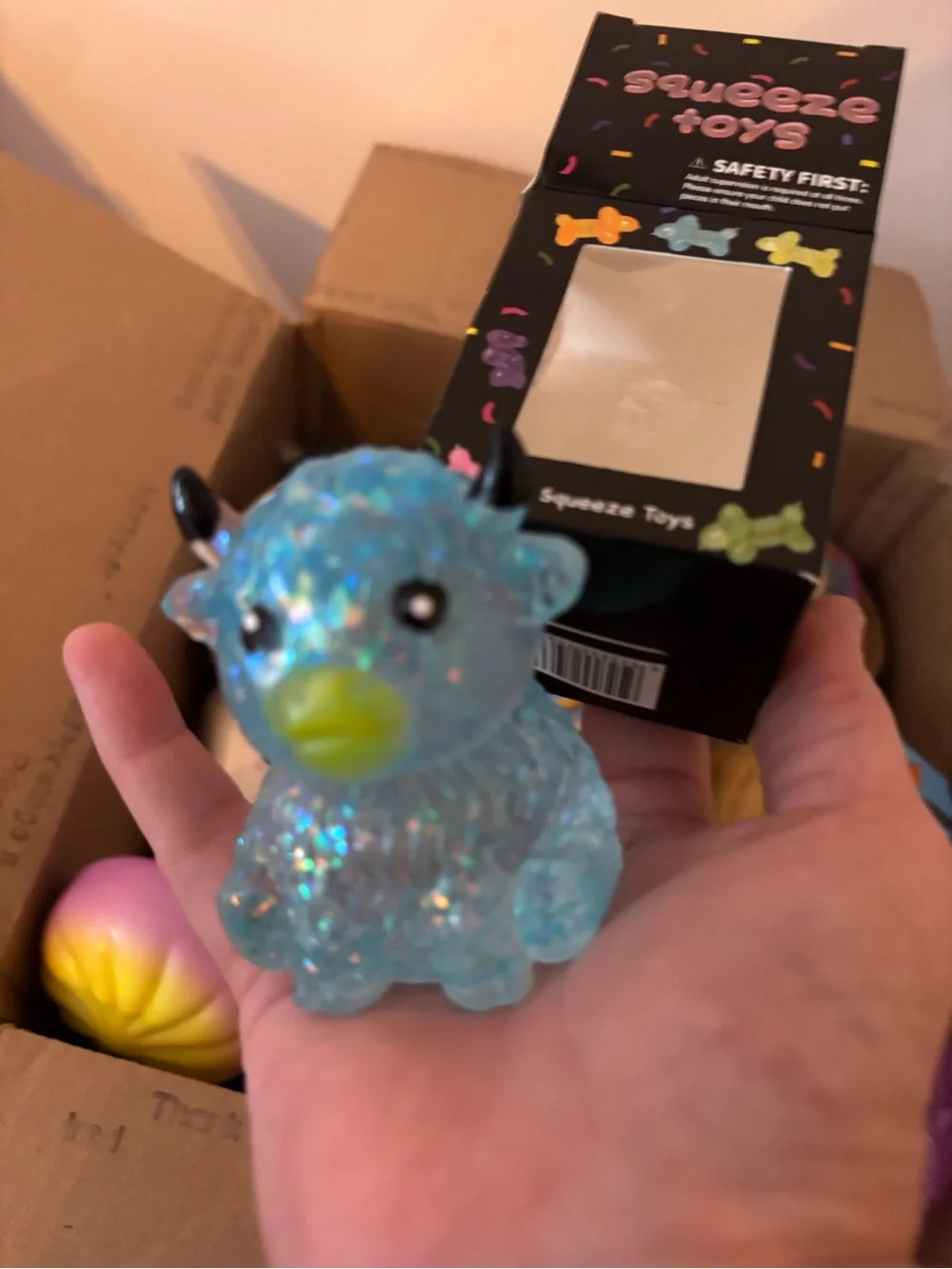 Mystery Bun Squishy Toy - Yellow (One Set Sugar Edition)